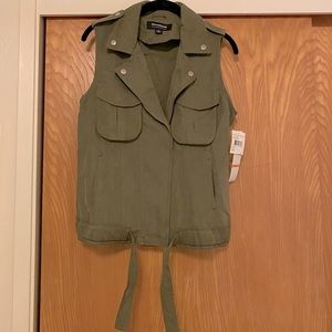 Olive Green Utility Vest